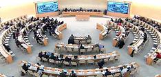 26일(현지시간) 스위스 소재 유엔 제네바 사무소에서 한국 정부 대표단이 참석한 가운데 유엔 국가별 정례 인권검토(UPR) 절차가 열리고 있다.  