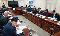방기선 기획재정부 차관이 2월 24일 서울 종로구 정부서울청사에서 열린 ‘제18차 비상경제차관회의’를 주재, 모두발언을 하고 있다