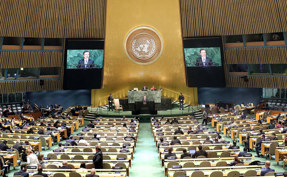 문 대통령 “북핵, 유엔 다자주의 대화로 풀자”