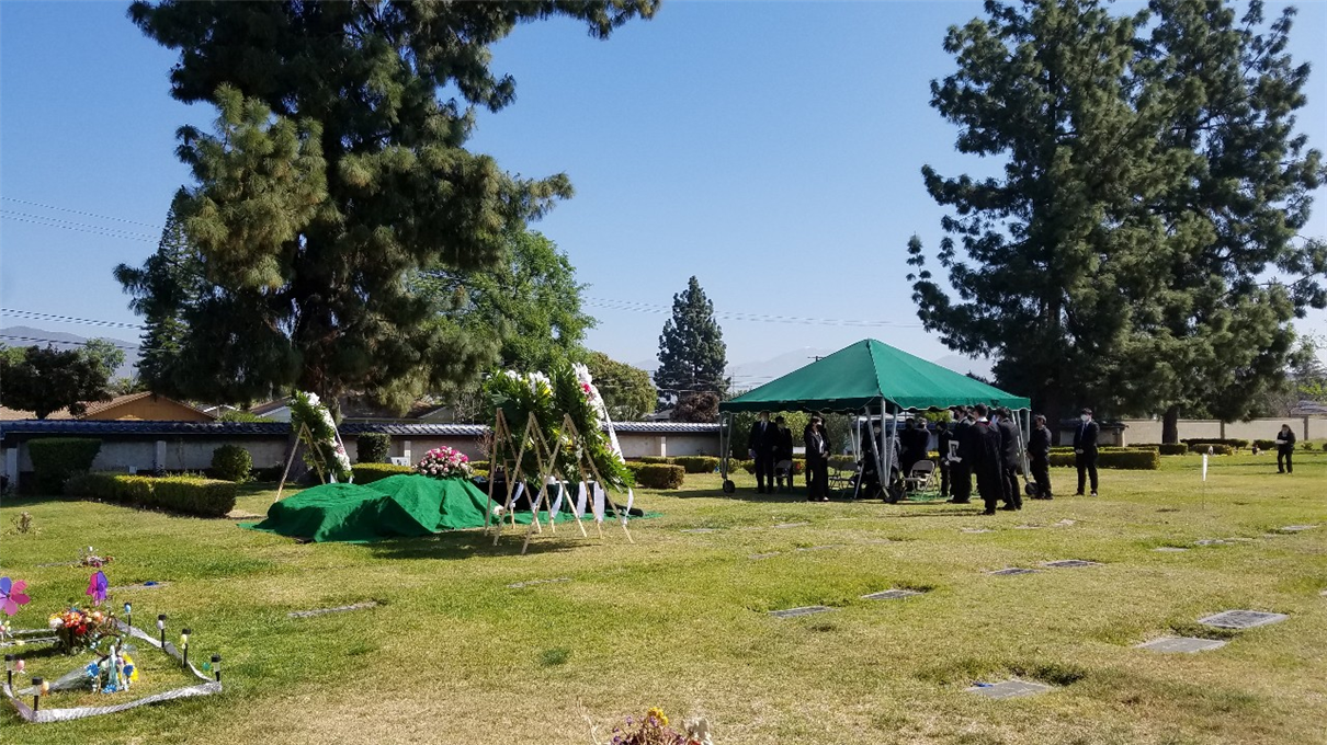 최근 가족을 잃은 한 한인 가족의 장례식