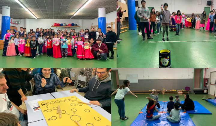 [다양한 바르셀로나한글학교 행사 모습, 사진: 바르셀로나한글학교]