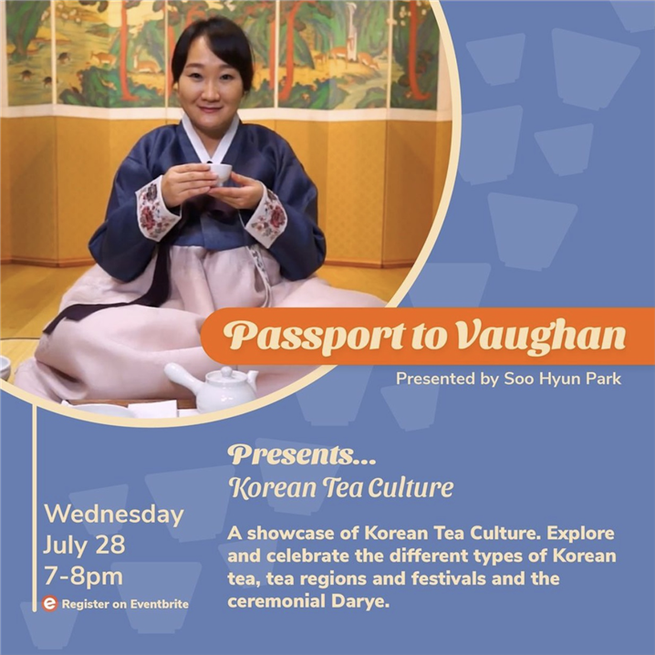 <캐나다공공도서관과 함께 한 한국 차 문화 관련 행사 - 출처: Vaughan Public Library>