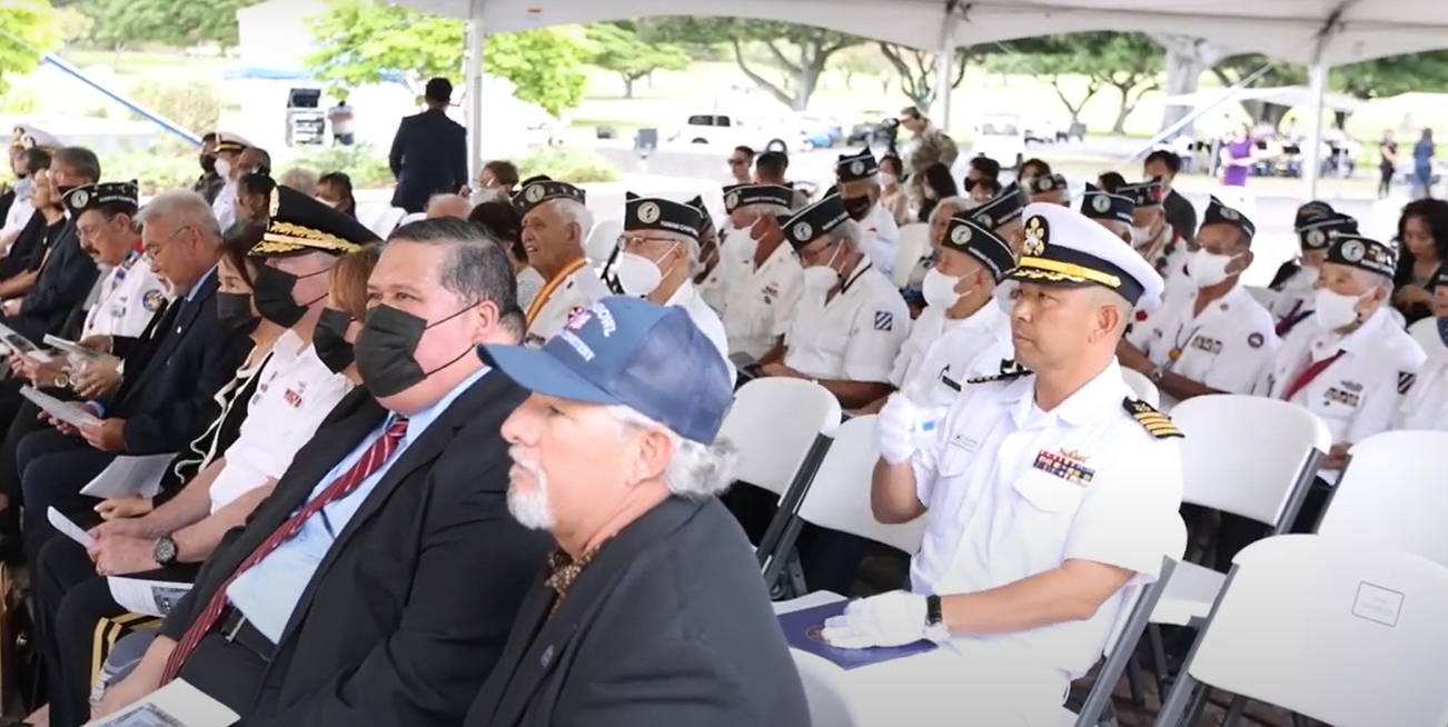 @미국 하와이주 오아후 섬 호놀룰루의 펀치볼 국립 공동묘지에서 한국전쟁 참전 용사들의 희생을 기리기 위한 기념식이 개최돼 많은 한인 교민들이 참석했다.