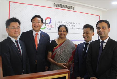 인도서 한국기업 전담 지원 기구 '코리아플러스' 개소