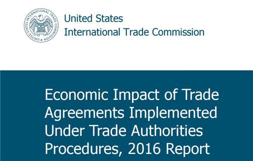 USITC ″한미FTA, 역대 무역협정중 美수출 증가 효과 2위″(종합)