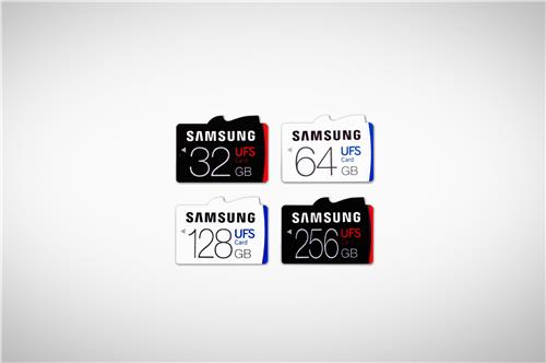 SD카드보다 5배 빠르다…삼성 세계최초 '256GB UFS카드' 공개