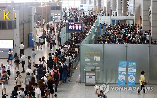 휴가철 인천공항 542만명 이용 예상…31일 최대 혼잡