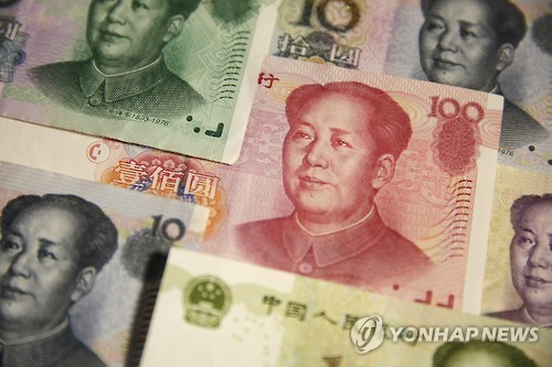 중국 위안화 가치 0.34% 내려…2주 만에 최대폭 절하