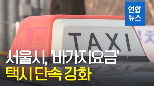 [영상] 서울시, '바가지요금' 택시 단속 강화